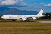 Italian Air Force Airbus A340-500 visits Ljubljana title=