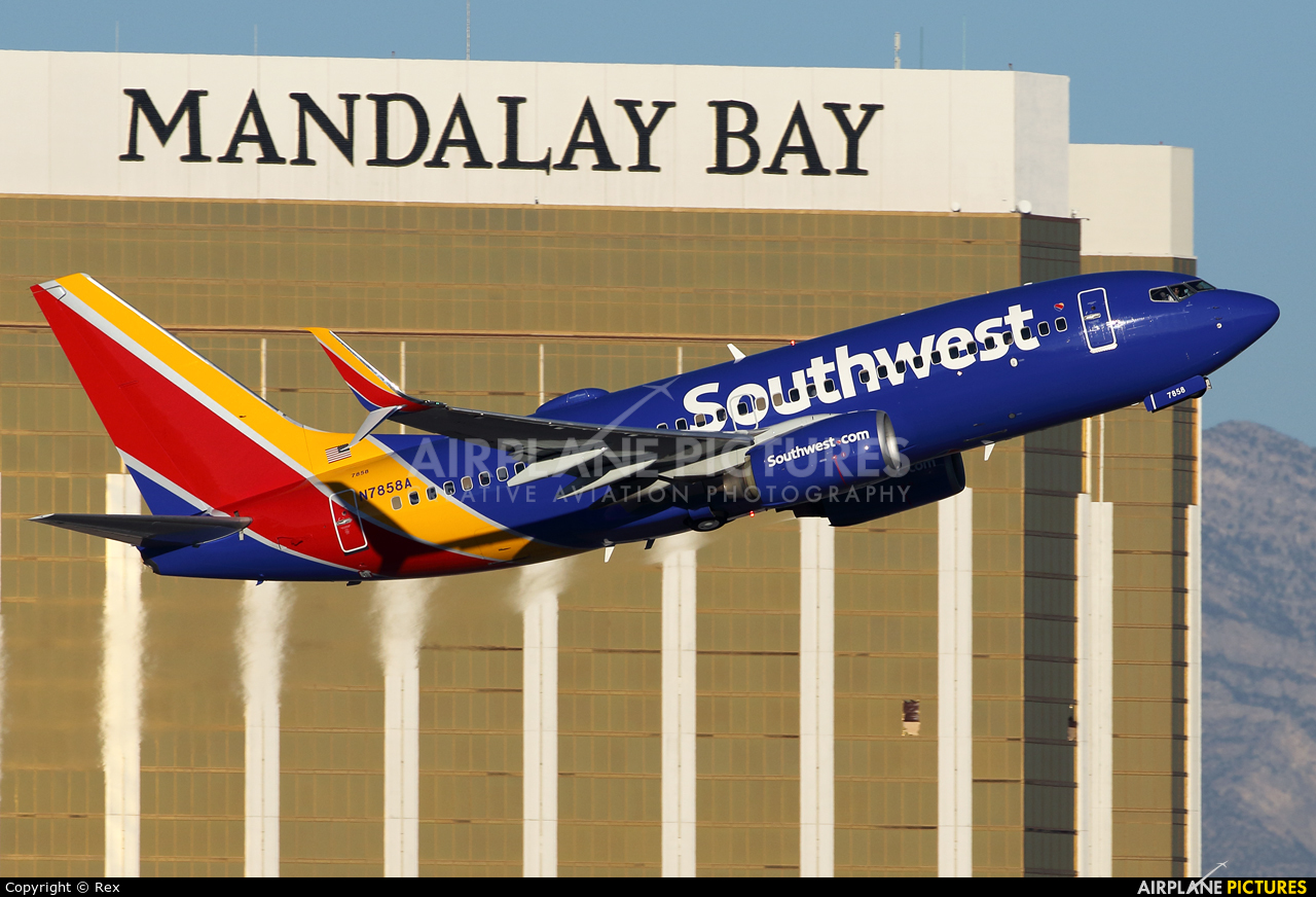 Southwest Airlines B7858A aircraft at Las Vegas - McCarran Intl