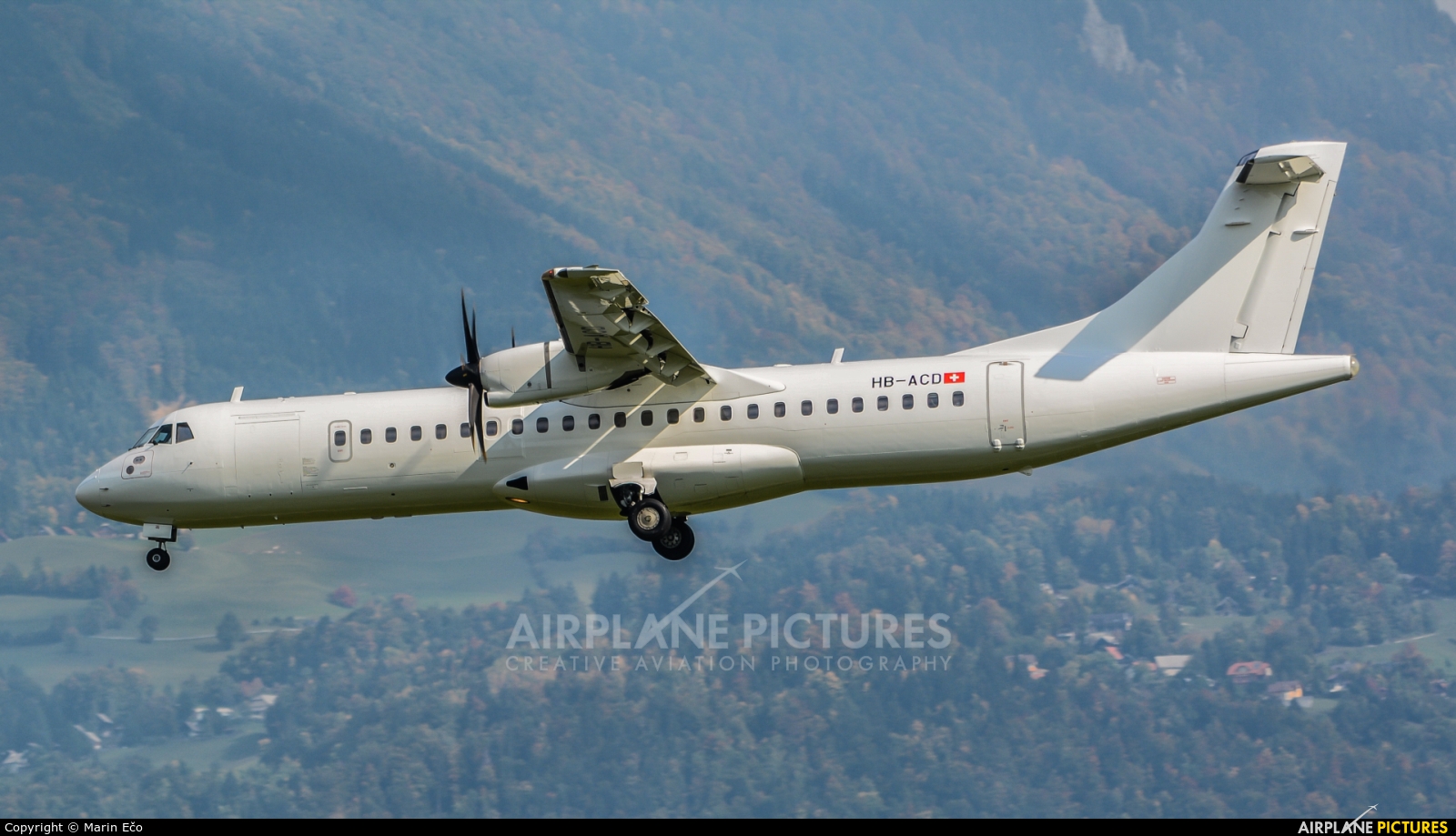Adria Airways Switzerland HB-ACD aircraft at Ljubljana - Brnik