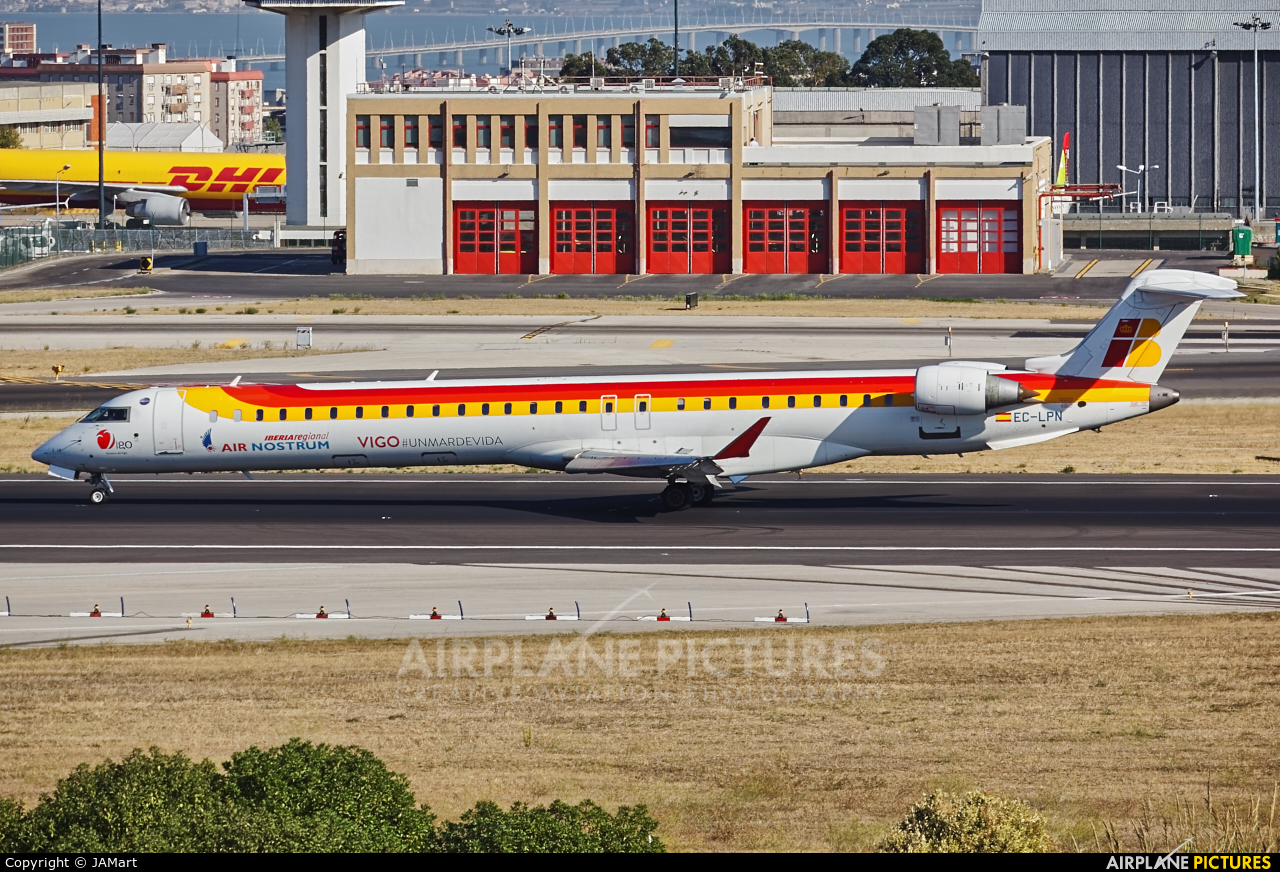 Air Nostrum - Iberia Regional EC-LPN aircraft at Lisbon