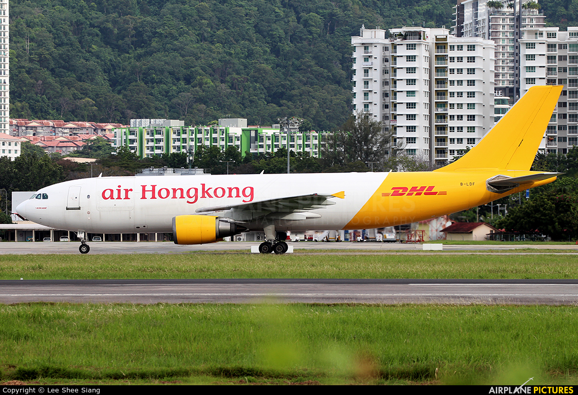 Air Hong Kong B-LDF aircraft at Penang Intl