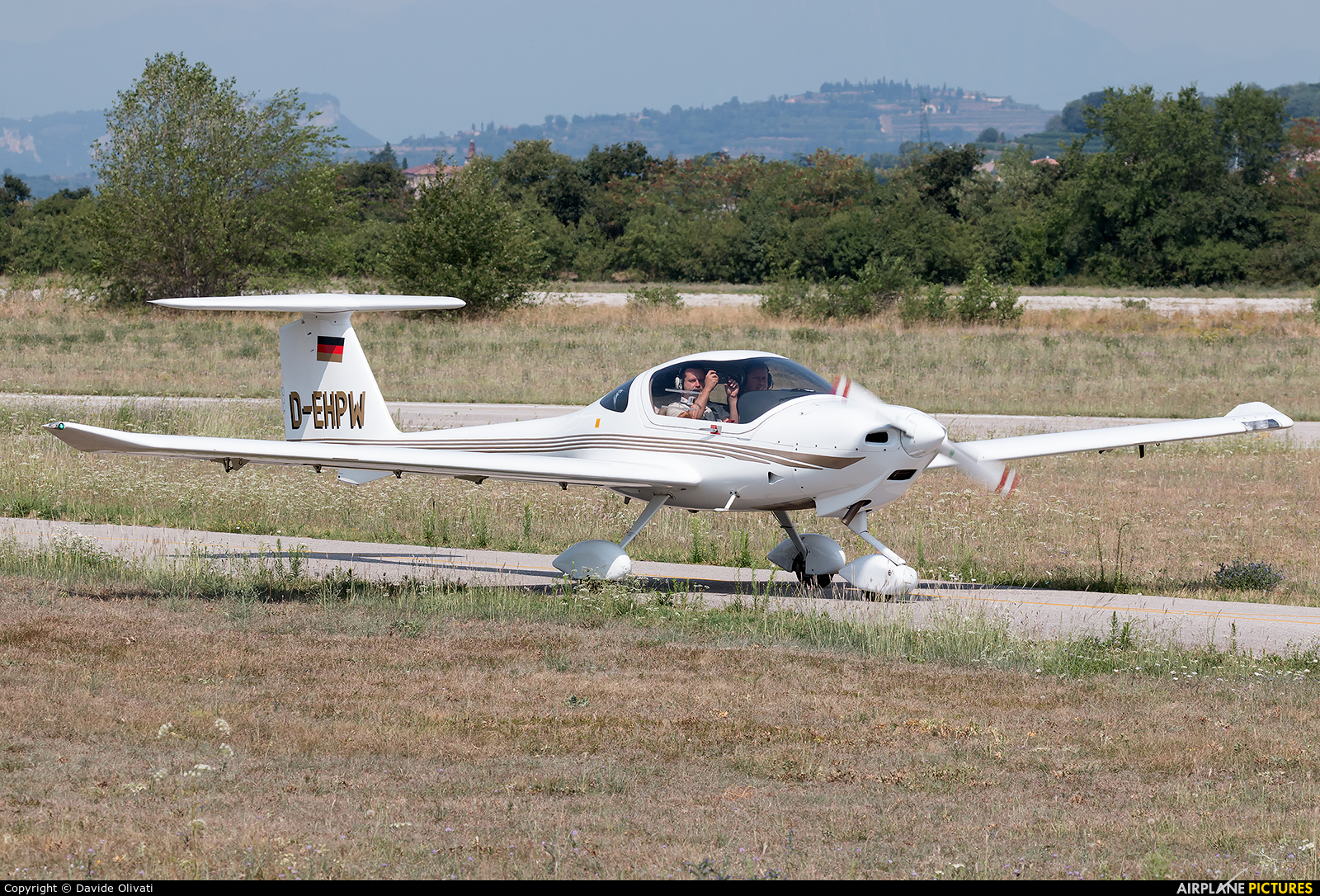 Private D-EHPW aircraft at Verona - Boscomantico