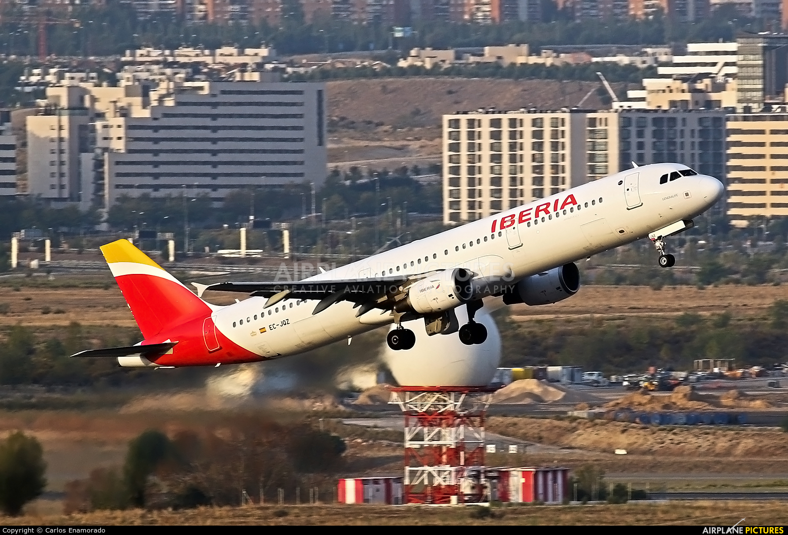 Iberia EC-JQZ aircraft at Madrid - Barajas