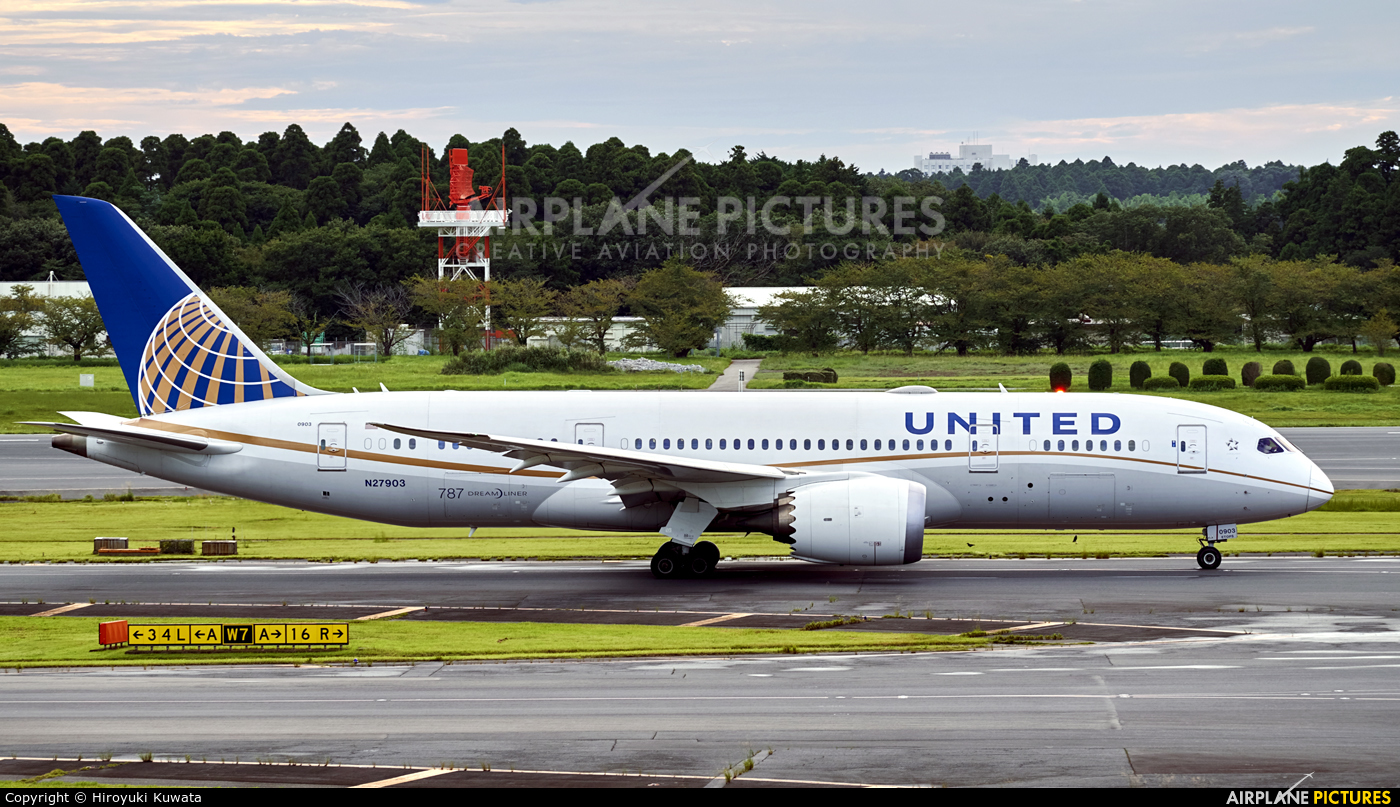 United Airlines N27903 aircraft at Tokyo - Narita Intl