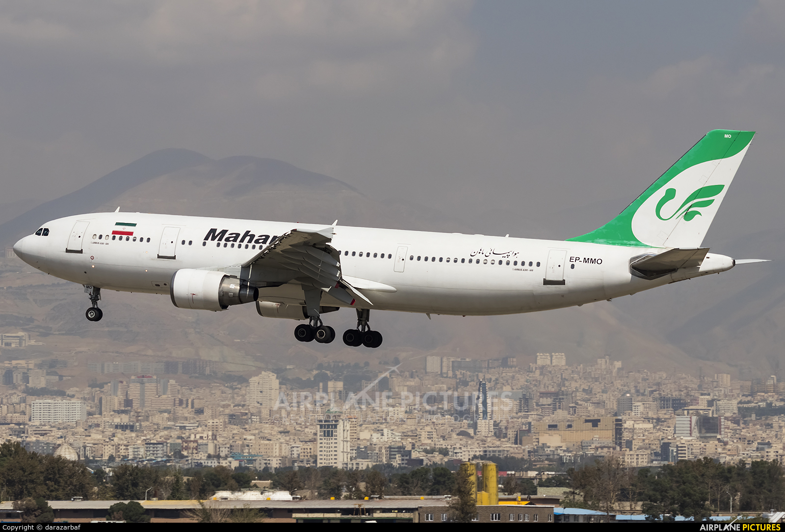 Mahan Air EP-MMO aircraft at Tehran - Mehrabad Intl