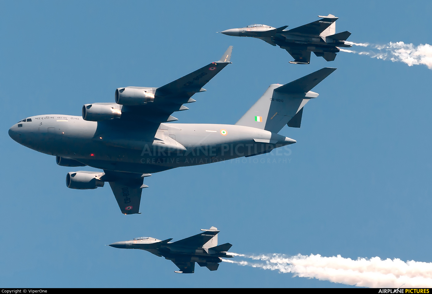 India - Air Force CB8010 aircraft at Hindon AFB