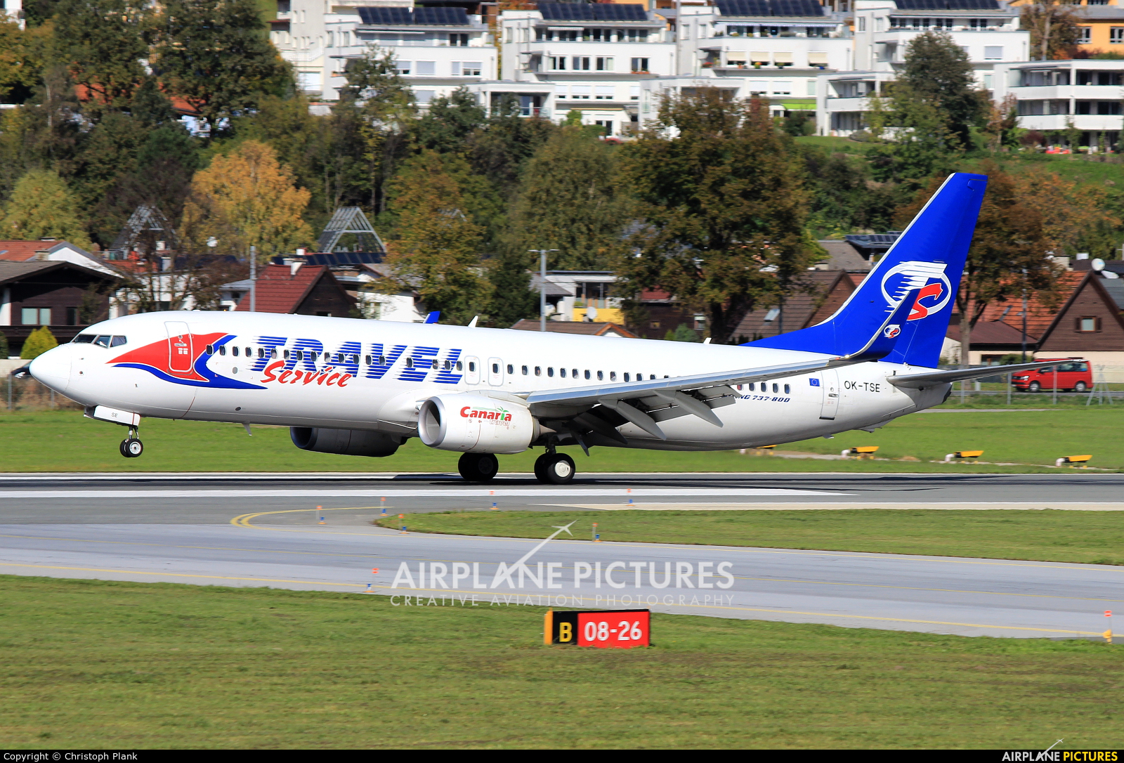 Travel Service OK-TSE aircraft at Innsbruck