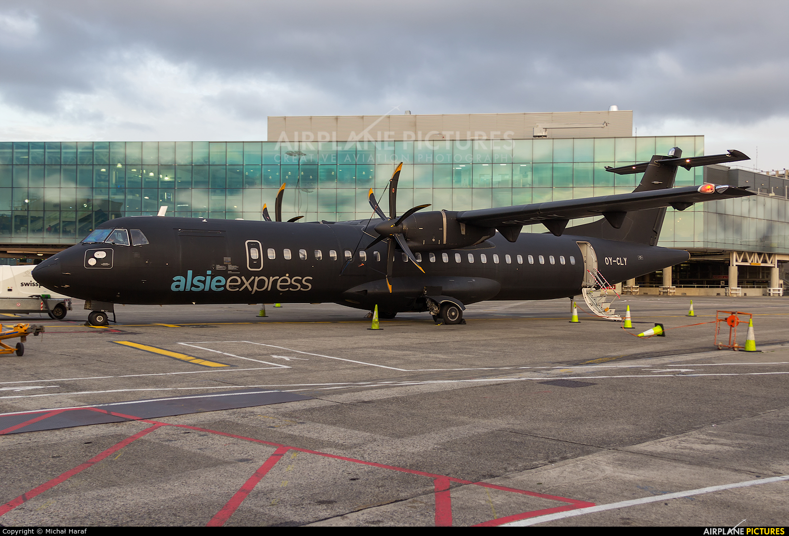 Alsie Express OY-CLY aircraft at Dublin