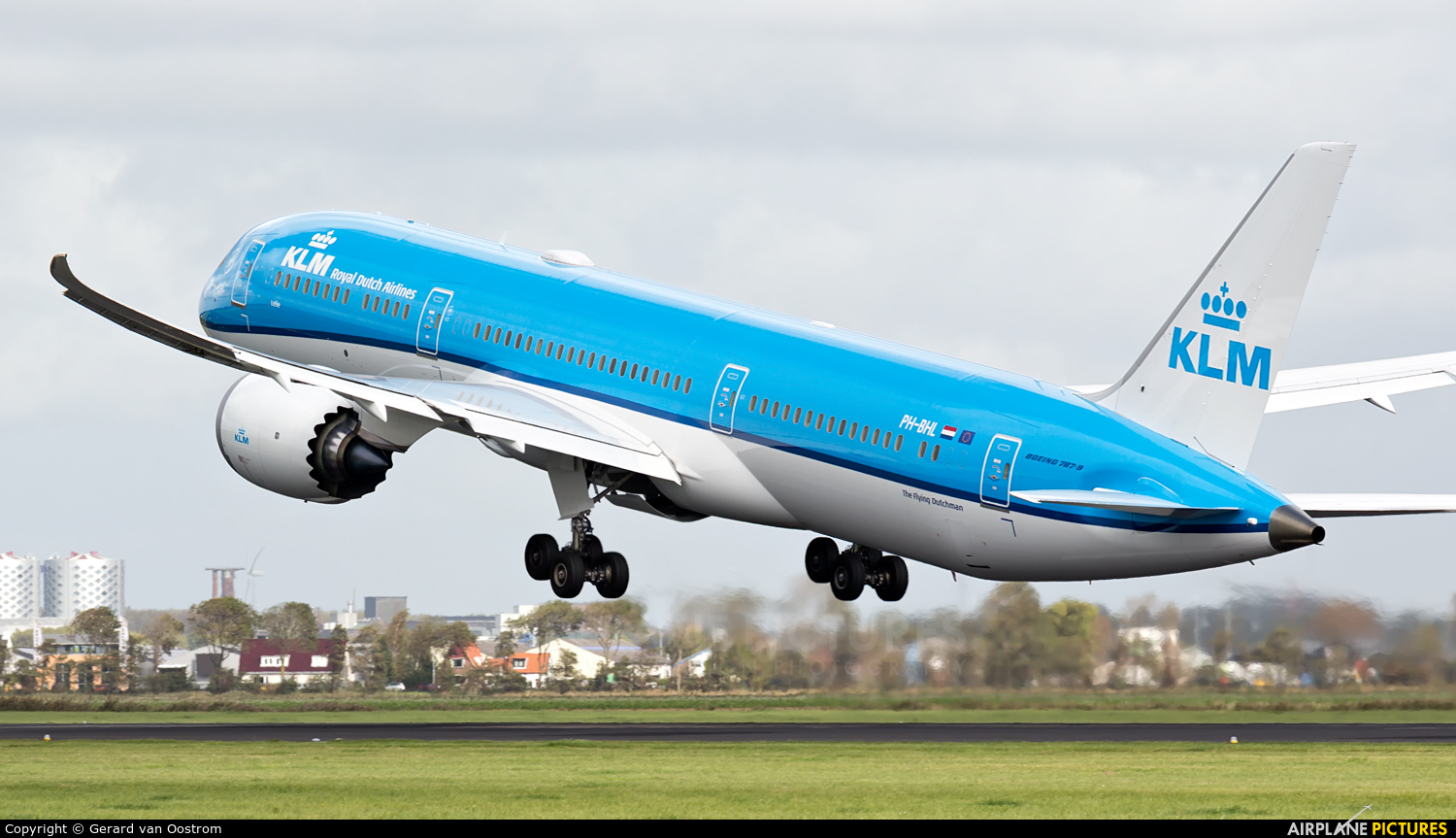 KLM PH-BHL aircraft at Amsterdam - Schiphol