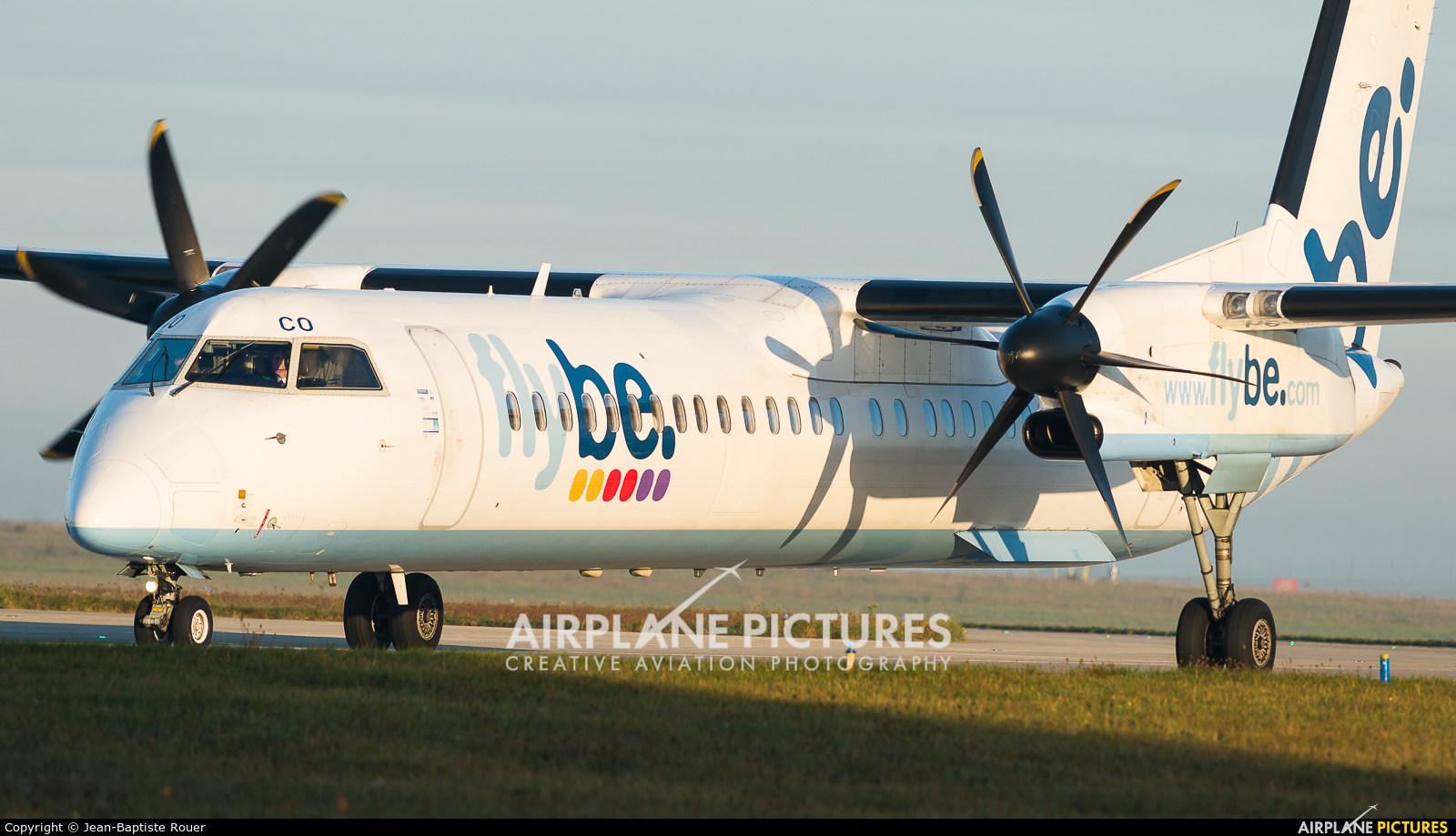 Flybe G-ECOC aircraft at Paris - Charles de Gaulle