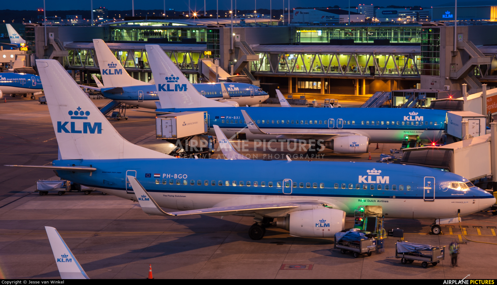 KLM PH-BGO aircraft at Amsterdam - Schiphol