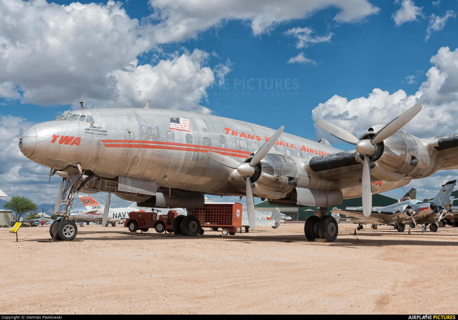 TWA N90831 aircraft at Tucson - Pima Air & Space Museum
