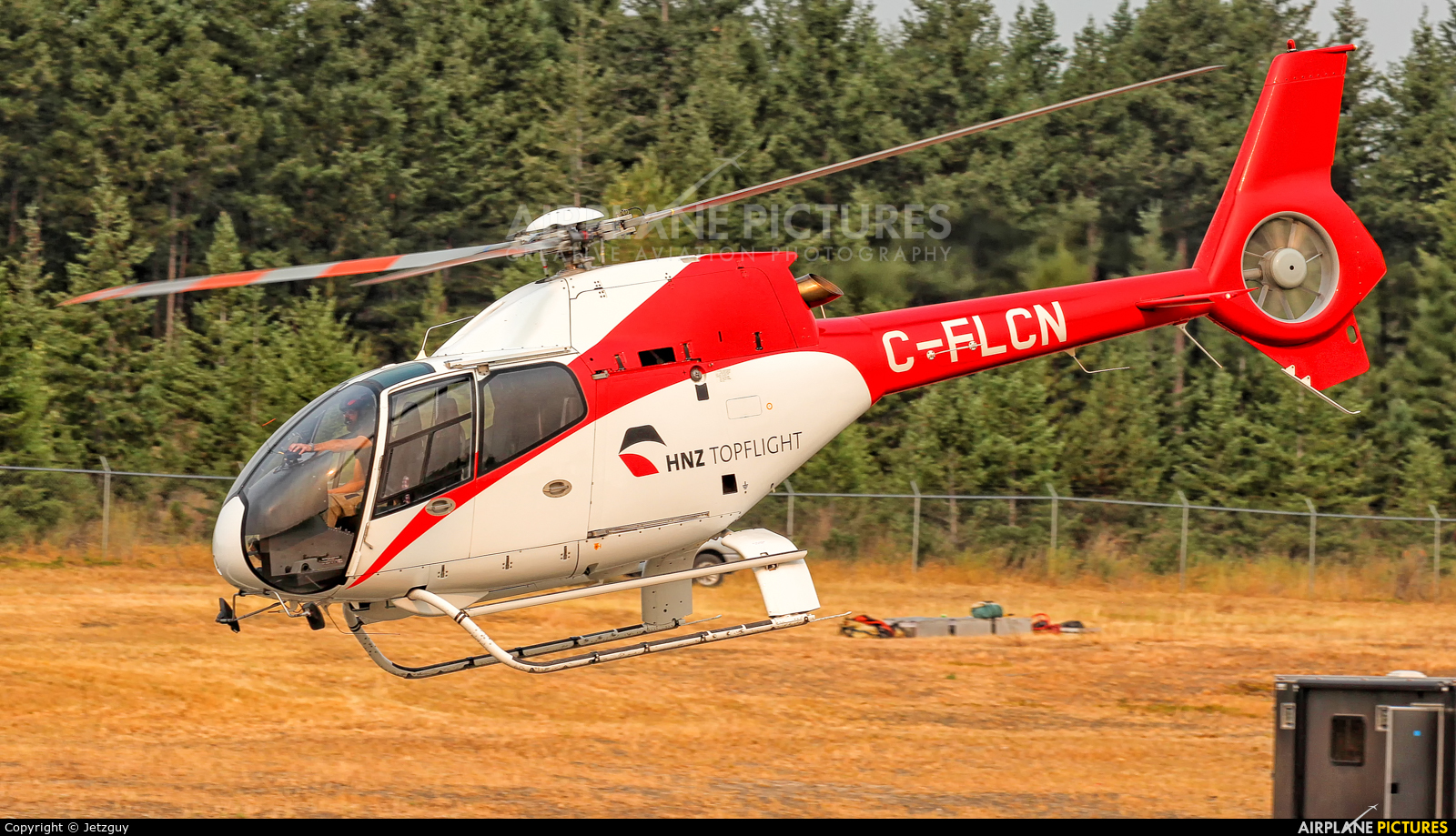 Canadian Helicopters C-FLCN aircraft at 108 Mile Ranch, BC