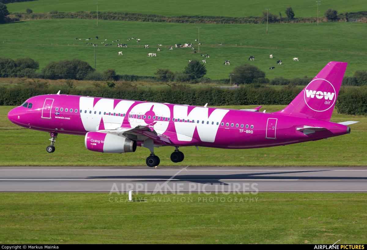 WOW Air TF-BRO aircraft at Cork