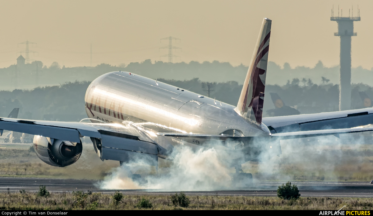 Qatar Airways Cargo A7-BFM aircraft at Frankfurt