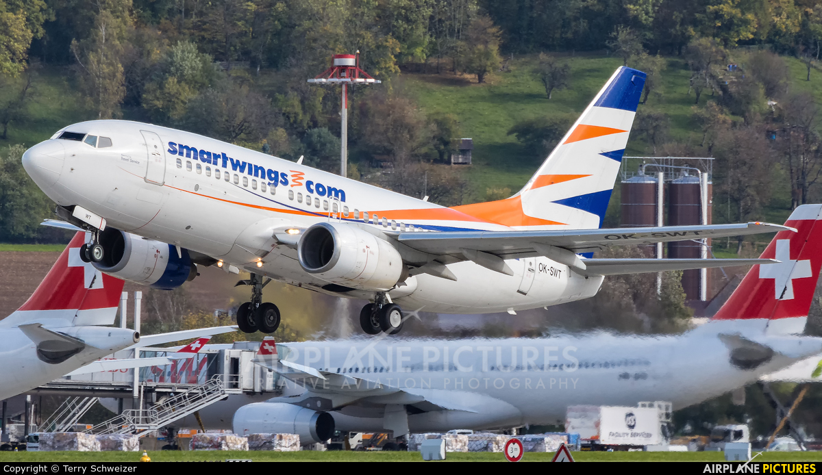SmartWings OK-SWT aircraft at Zurich