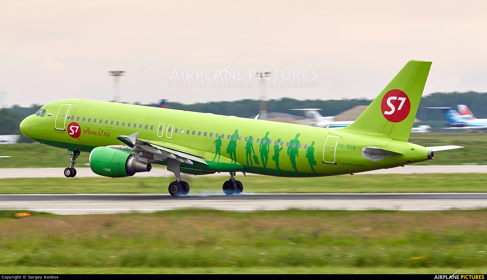 S7 Airlines VQ-BOA aircraft at Moscow - Domodedovo