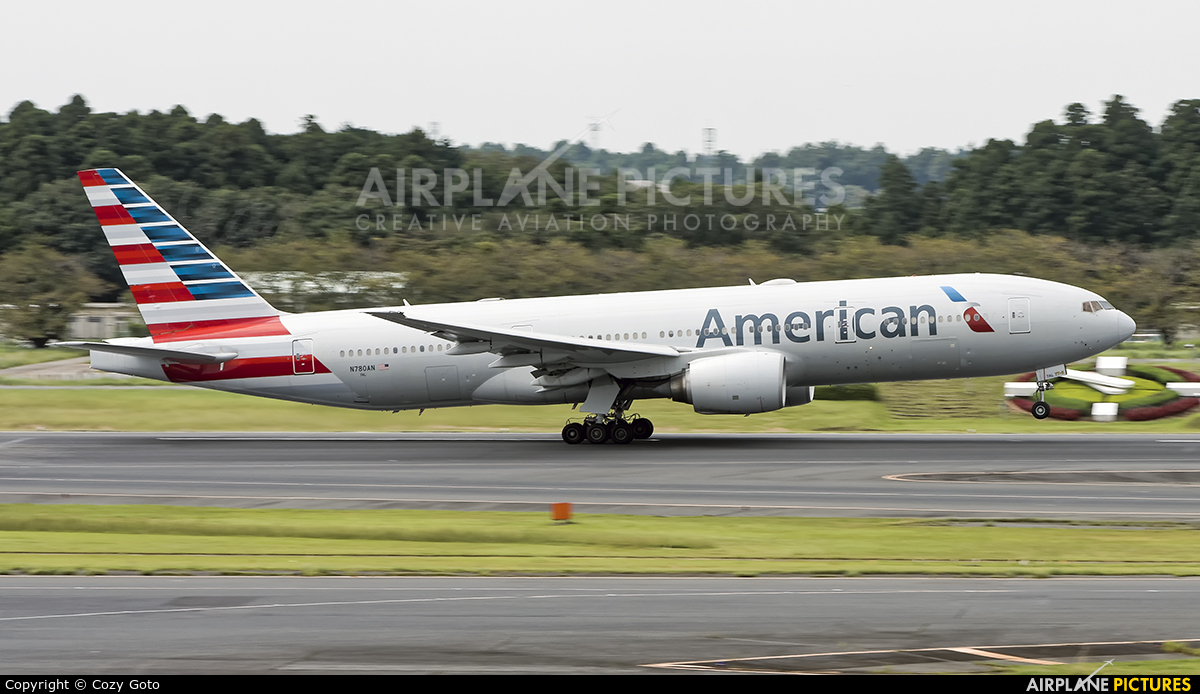 American Airlines N780AN aircraft at Tokyo - Narita Intl