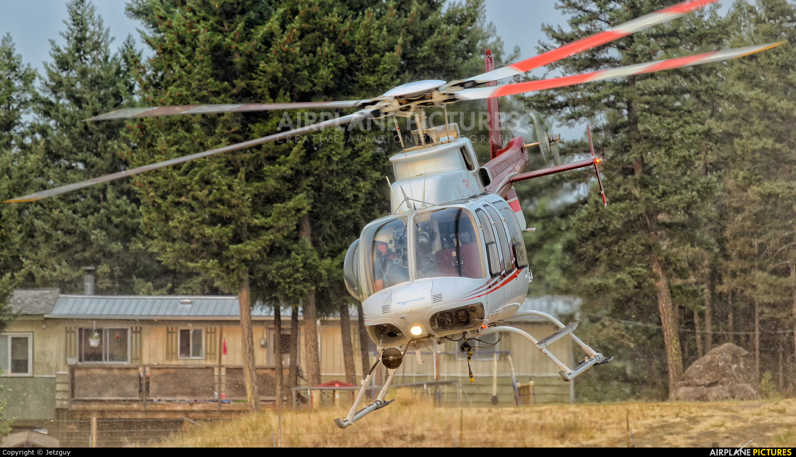 Valley Helicopters C-FAVY aircraft at 108 Mile Ranch, BC