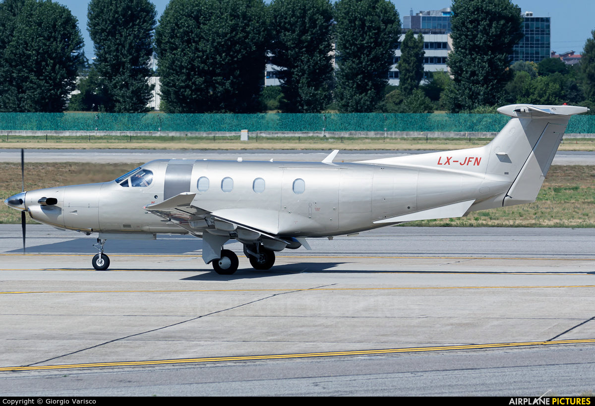 Jetfly Aviation LX-JFN aircraft at Milan - Linate