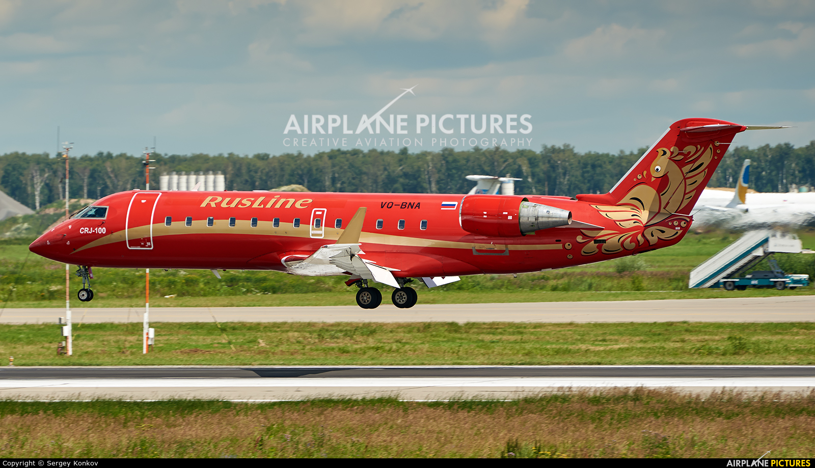 Rusline VQ-BNA aircraft at Moscow - Domodedovo