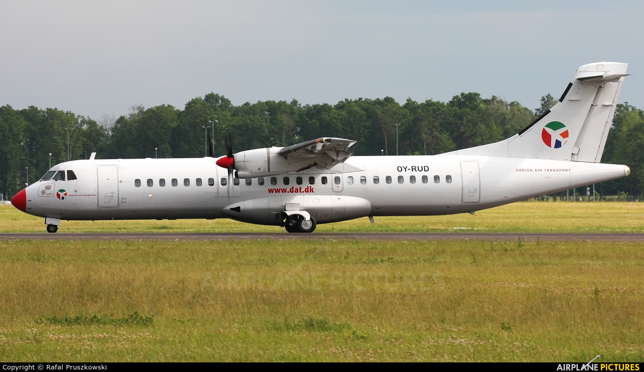 Danish Air Transport OY-RUD aircraft at Lublin