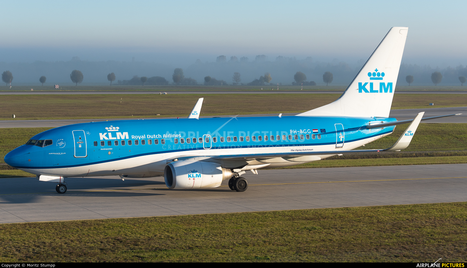 KLM PH-BGG aircraft at Munich