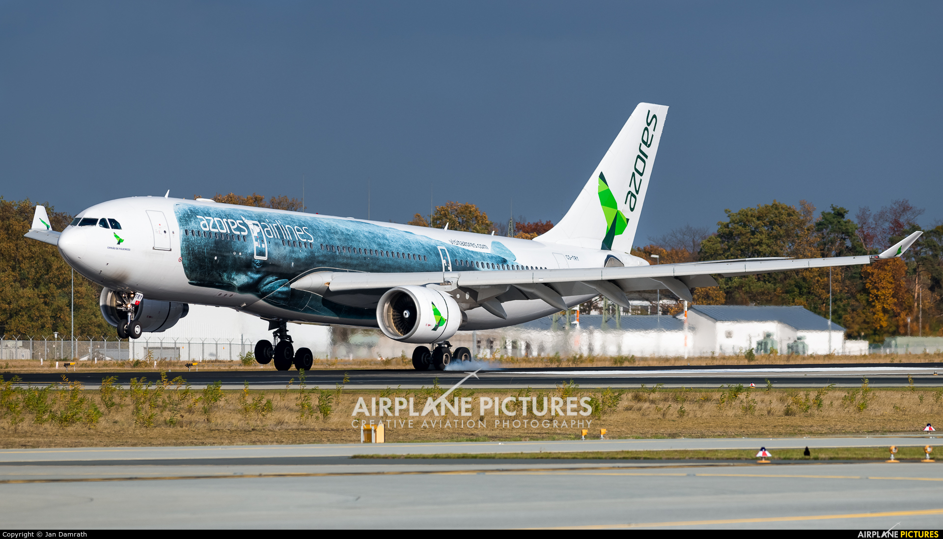 Azores Airlines CS-TRY aircraft at Frankfurt
