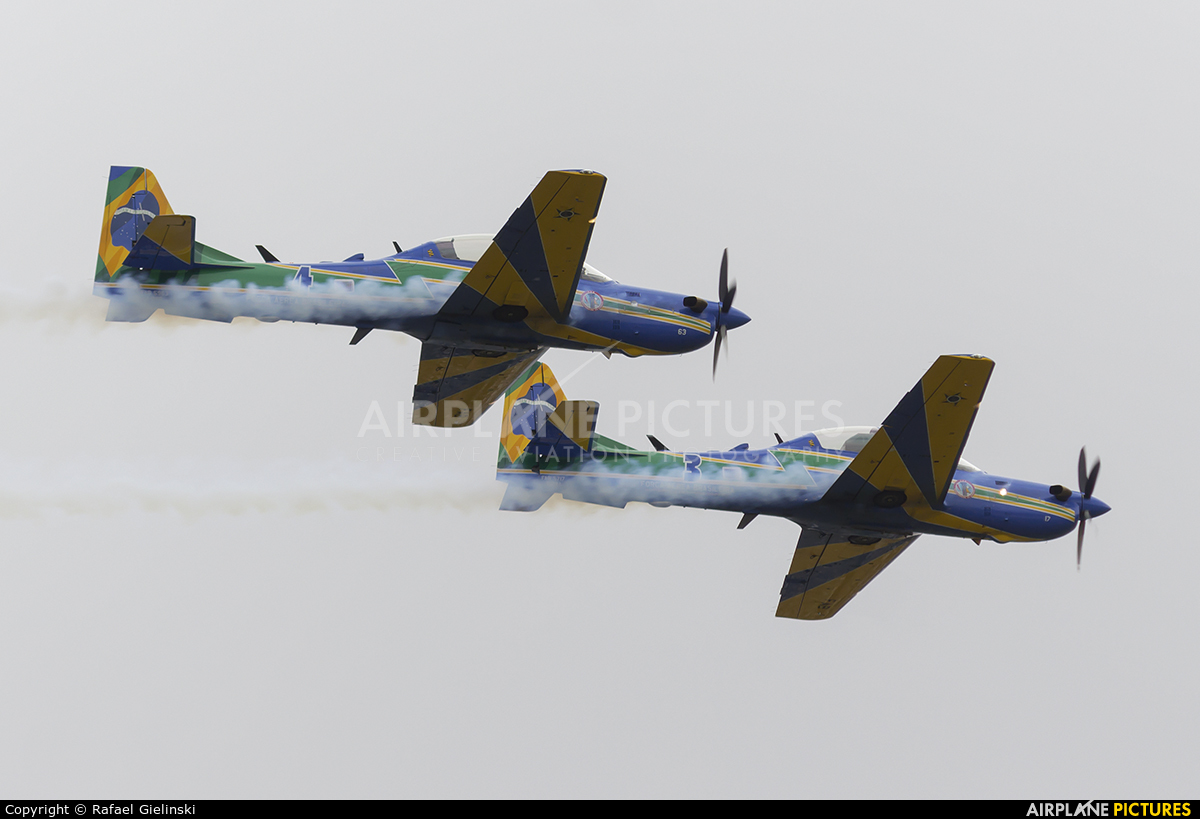 Brazil - Air Force "Esquadrilha da Fumaça" FAB5717 aircraft at Curitiba - Bacacheri
