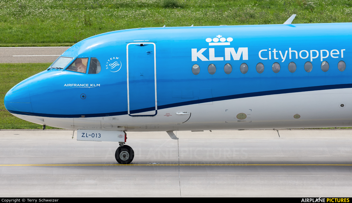 KLM Cityhopper PH-KZL aircraft at Zurich
