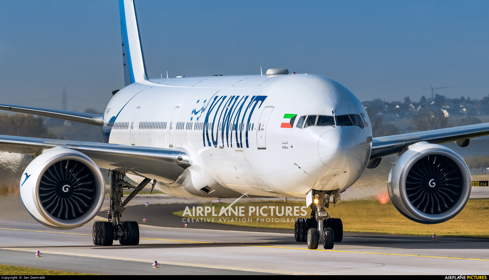 Kuwait Airways 9K-AOF aircraft at Frankfurt