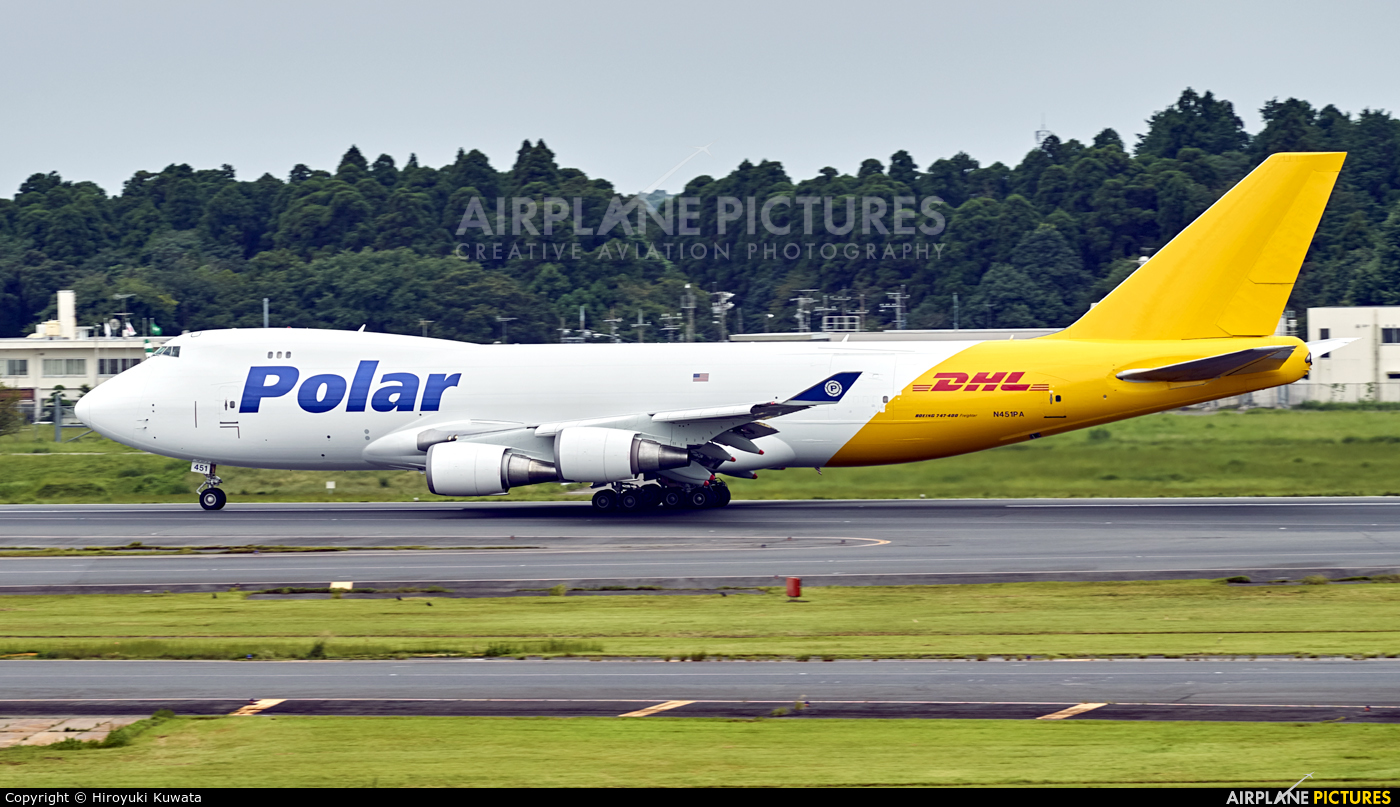 Polar Air Cargo N451PA aircraft at Tokyo - Narita Intl