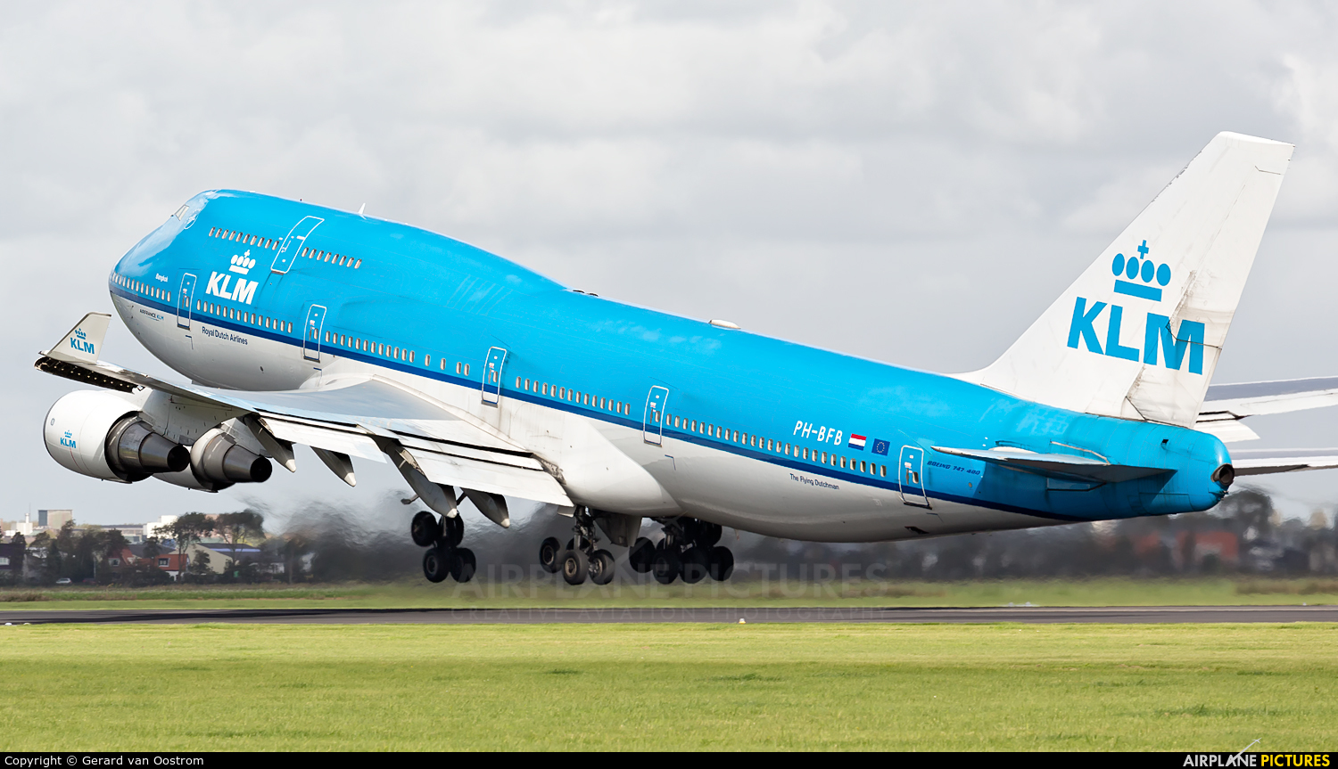KLM PH-BFB aircraft at Amsterdam - Schiphol