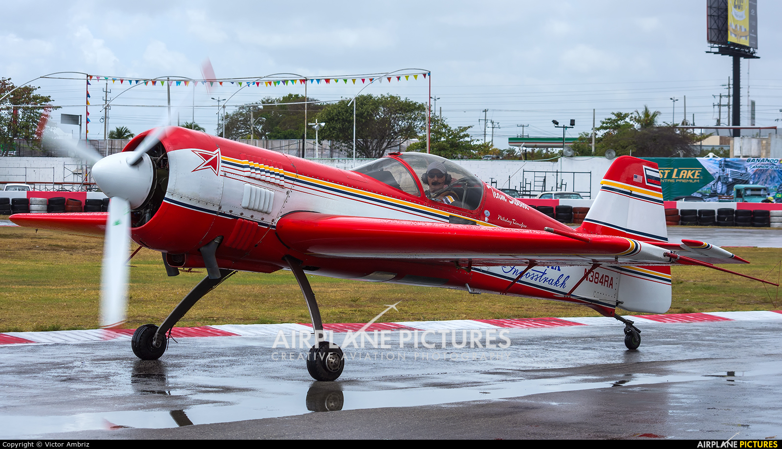 Hi-Tech Aerobatics N384RA aircraft at Cancun Intl