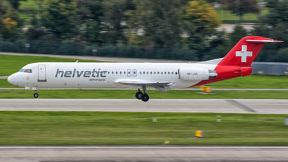 HB-JVE - Helvetic Airways Fokker 100