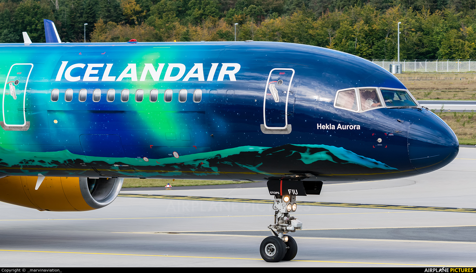 Icelandair TF-FIU aircraft at Frankfurt