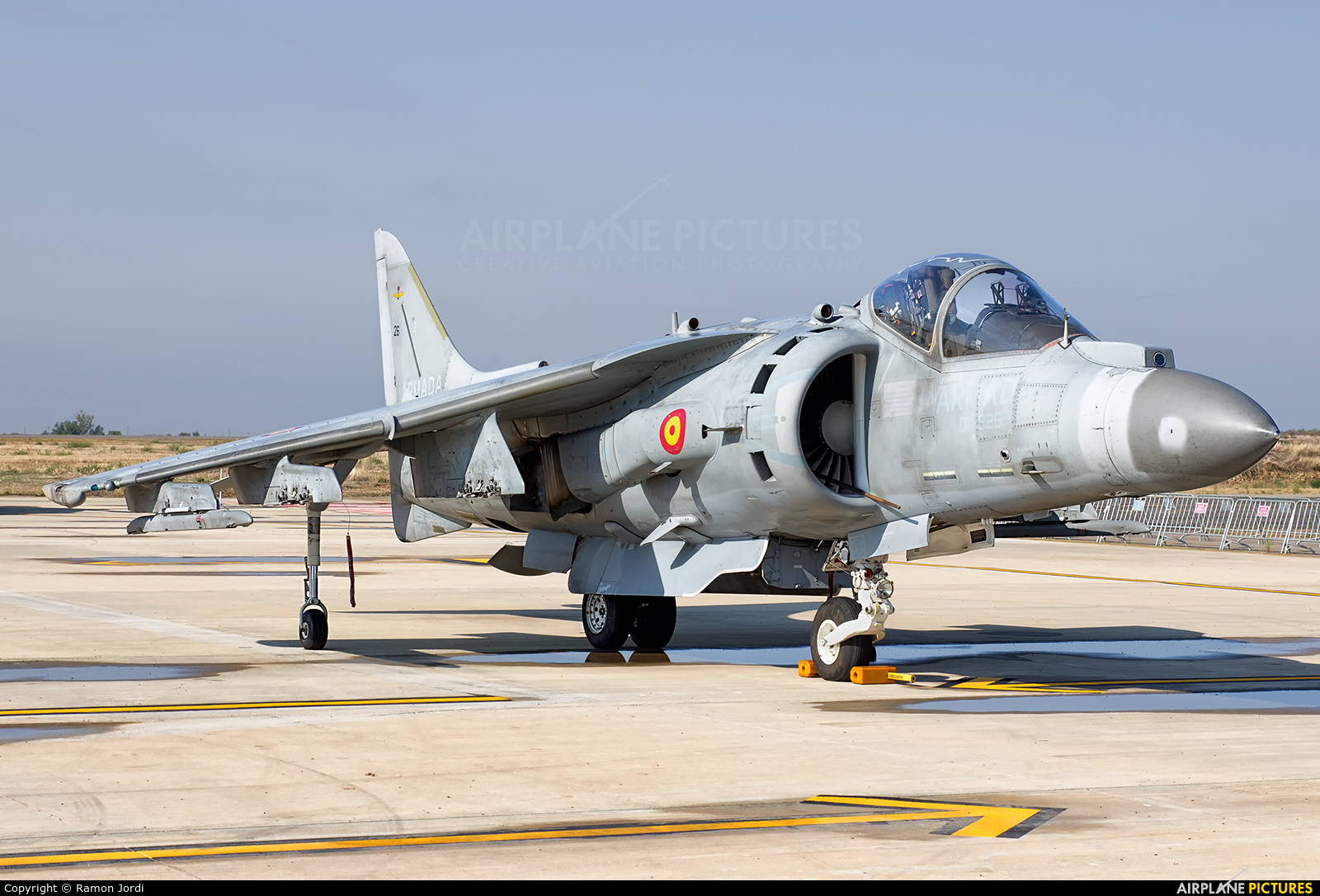 Spain - Navy VA.1B-38 aircraft at Lleida - Alguaire