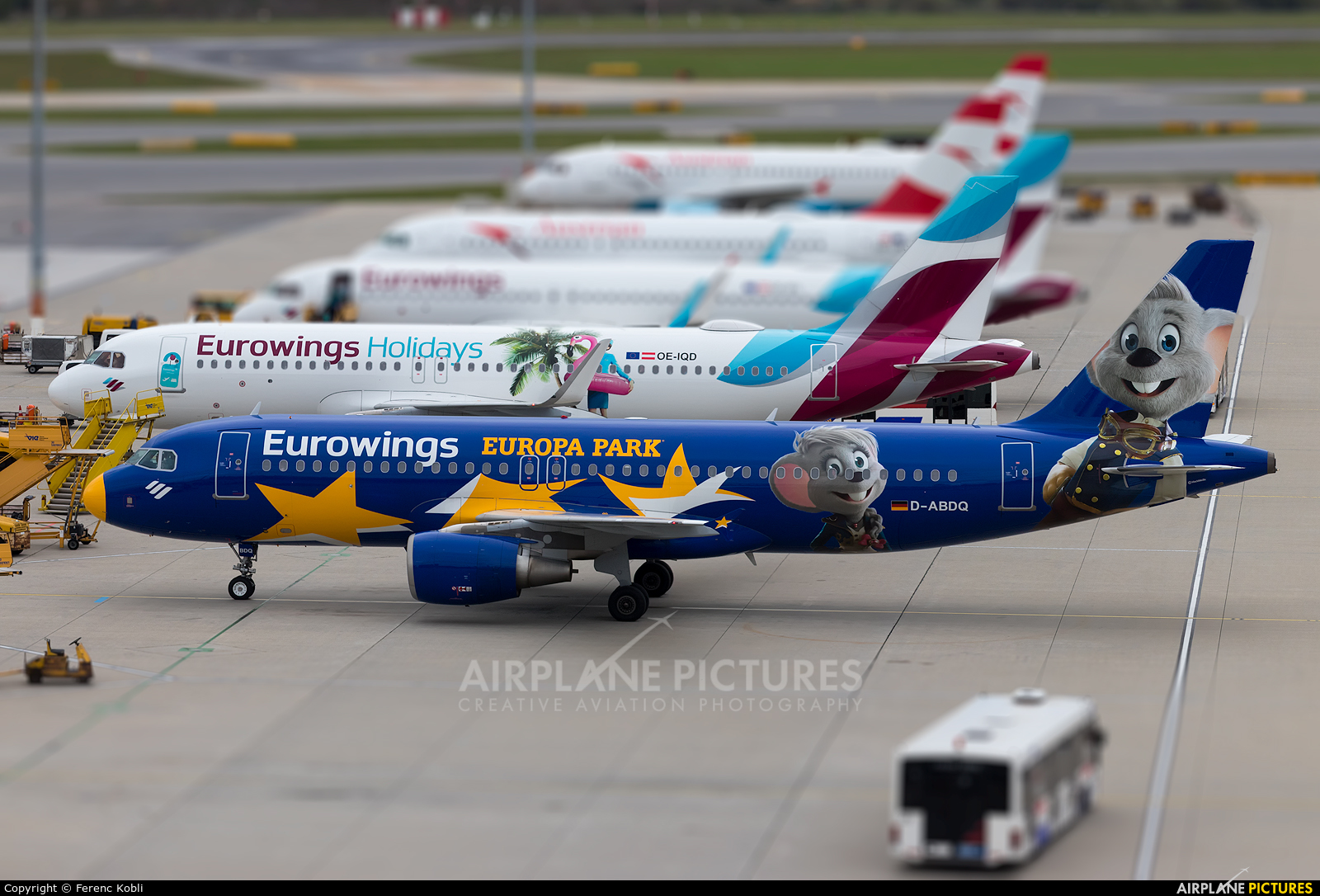 Eurowings D-ABDQ aircraft at Vienna - Schwechat