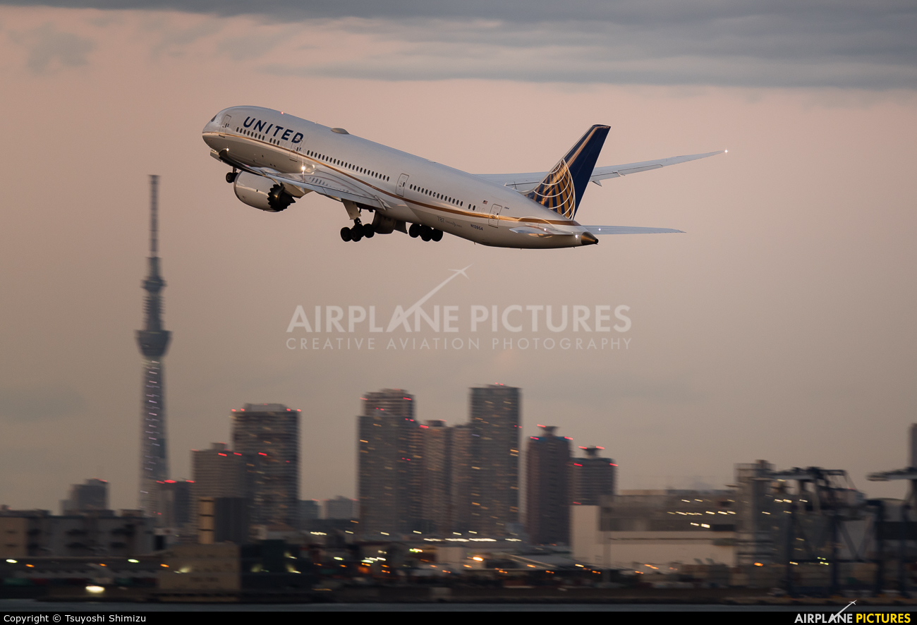 United Airlines N13954 aircraft at Tokyo - Haneda Intl
