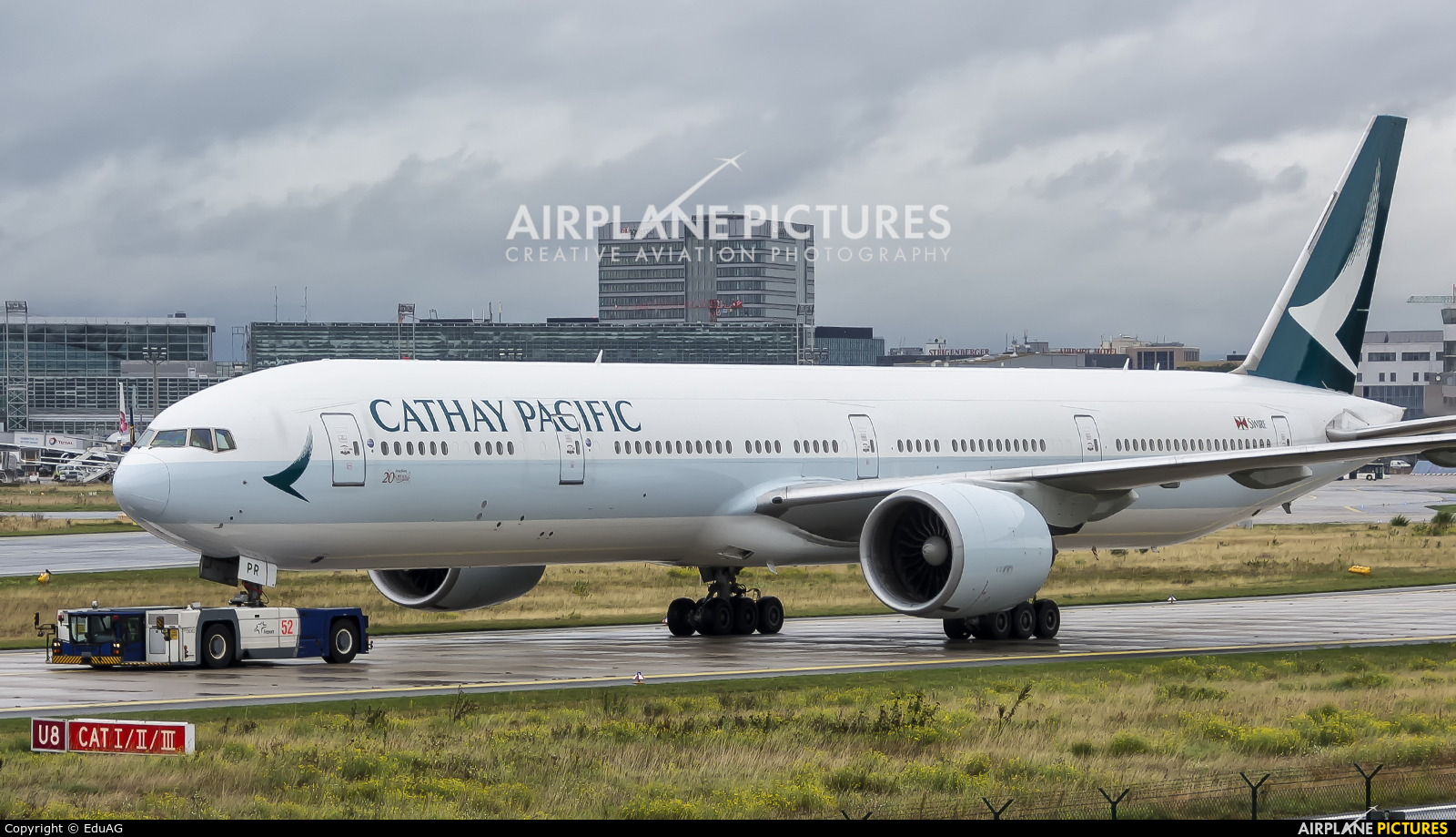Cathay Pacific B-KPR aircraft at Frankfurt