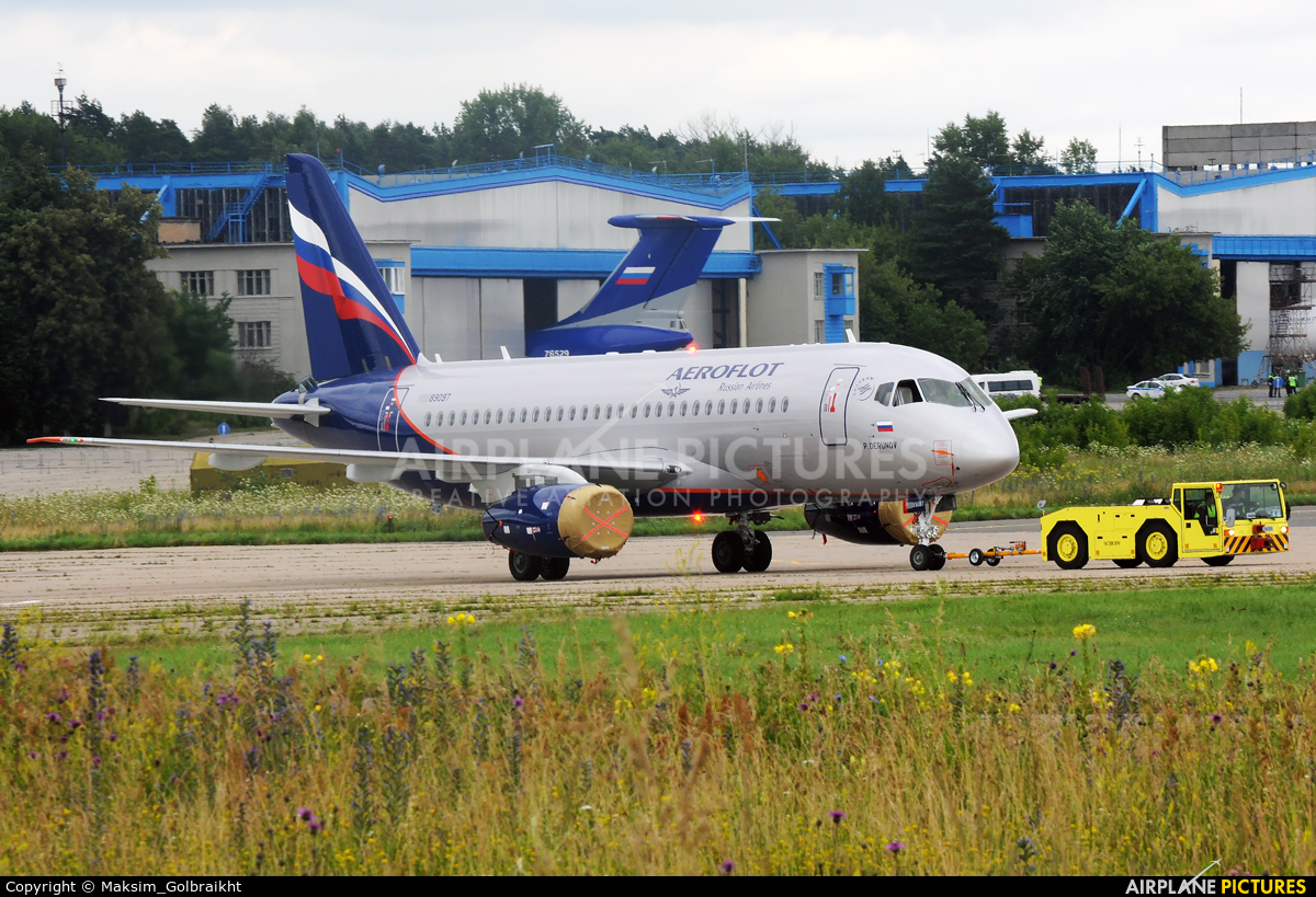 Aeroflot RA-89097 aircraft at Ramenskoye - Zhukovsky