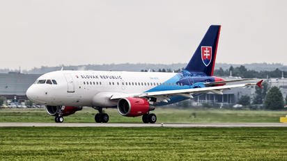OM-BYK - Slovakia - Government Airbus A319 CJ