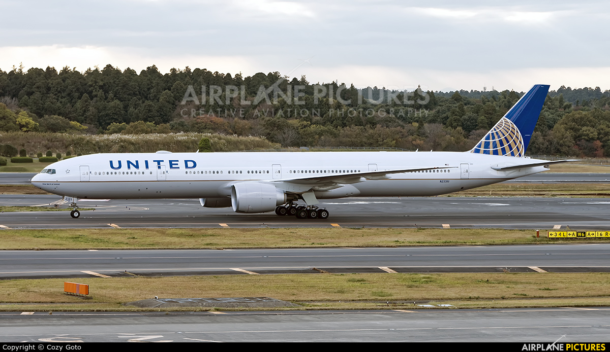 United Airlines N233IU aircraft at Tokyo - Narita Intl