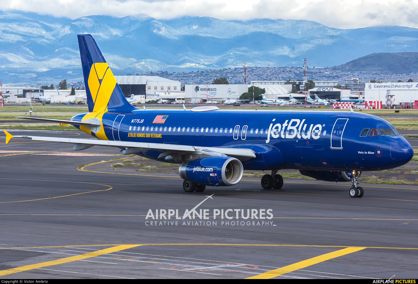 JetBlue Airways N775JB aircraft at Mexico City - Licenciado Benito Juarez Intl