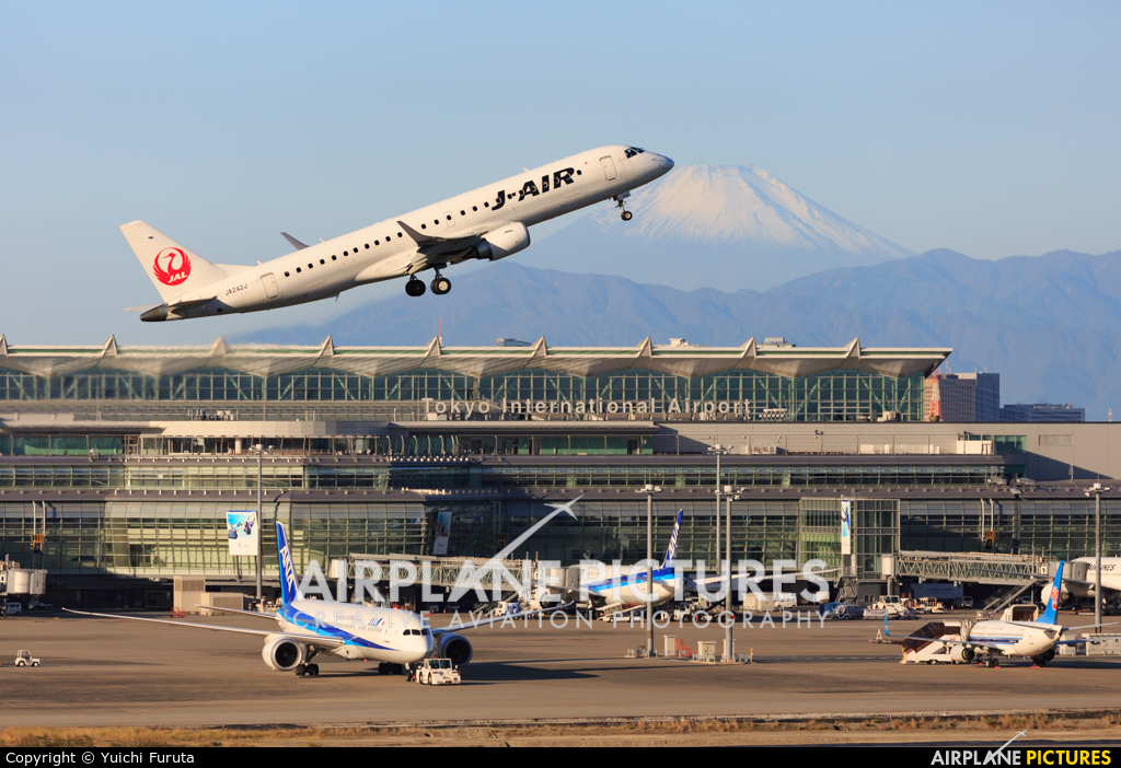 J-Air JA242J aircraft at Tokyo - Haneda Intl
