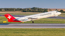 HB-JVG - Helvetic Airways Fokker 100 aircraft