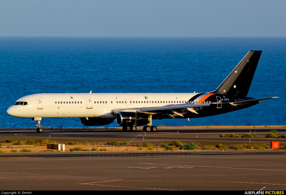 Titan Airways G-ZAPX aircraft at Fuerteventura - Puerto del Rosario