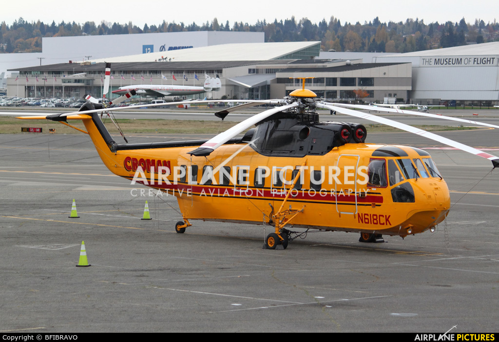 N618ck Croman Corp Sikorsky S 61n At Seattle Boeing Field King County Intl Photo Id 9296 Airplane Pictures Net