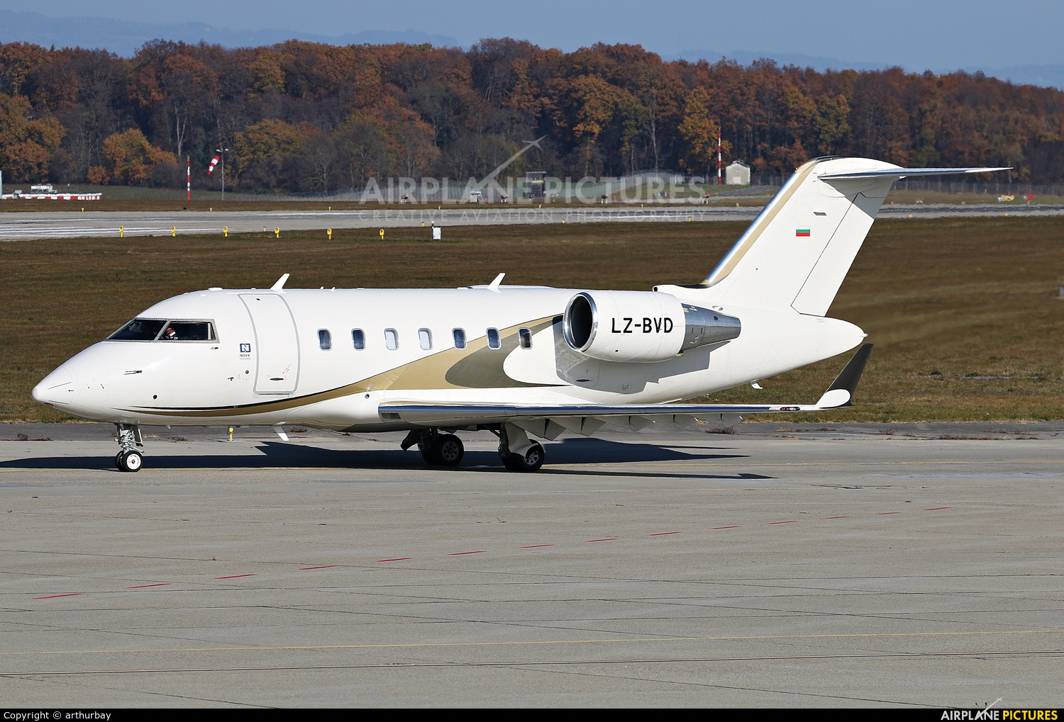 Private LZ-BVD aircraft at Geneva Intl