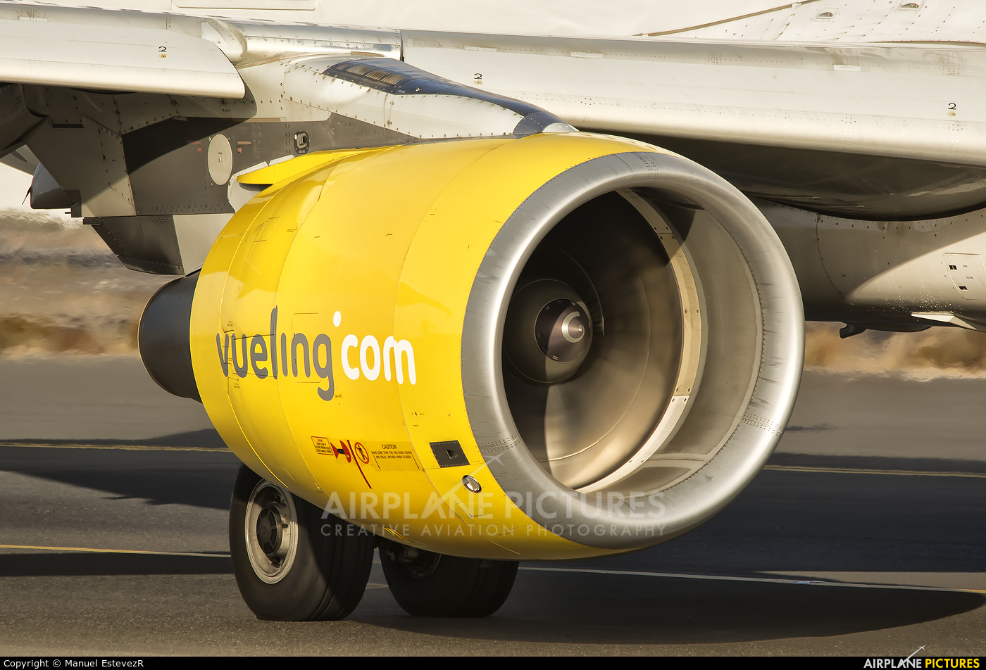 Vueling Airlines EC-MBY aircraft at Aeropuerto de Gran Canaria